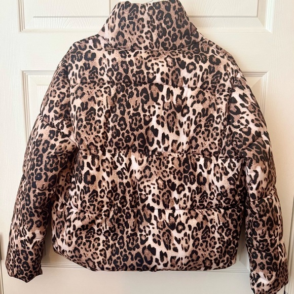 Ci Sono Leopard Print Puffer Jacket - Picture 2 of 4